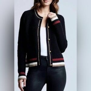 L’Agence Archer Black Cardigan